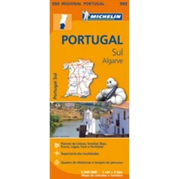Encyklopedie Portugal Sud - Algrave - Michelin Regional Map 593
