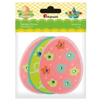 Naklejki filcowe pisanki 3szt.