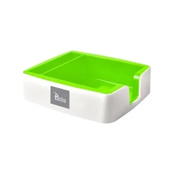 Set školních potřeb Przybornik na karteczki i wizytówki zielon BV400-Z