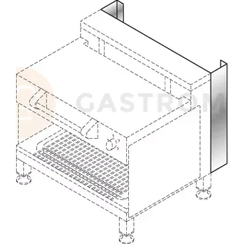 Toustovač Konzole pro připojení opékače OGS 4 na stěnu | LOZAMET, ASX.1
