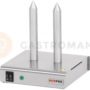 Ohřívač nápojů Hot-dog 2 trny, 0,1 kW | REDFOX, HD-2