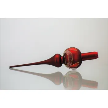 Vánoce Vánoční špička - vínový mat 3622, dekor záclonka