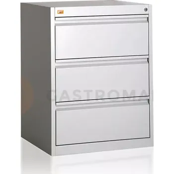 Zahradní skříň Skříň na obálky nebo osobní doklady, formát B-5, 3 zásuvky | KART-MAP, KOP/3