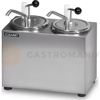 Dávkovač nápoje Dávkovač na omáčky, 2x4 l | LOZAMET, DC.2.1