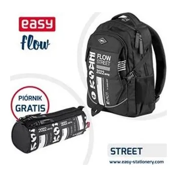 Set školních potřeb Plecak szkolny. młodzieżowy czarny z chińskim motywem Easy piór