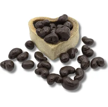 Sušená potravina FITBOY Kešu v hořké čokoládě 500g 500g