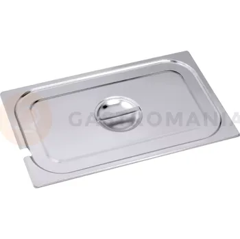 Nerezový dřez Víko z nerezové oceli GN1/6 s výsekem na naběračku | CONTACTO, 7616/176