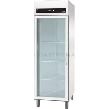 Lednice Chladící skříň 700 l GN 2/1, prosklené dveře, vlevo, 693x826x2008 mm | ASBER, ECP-G-701 GLASS HC L