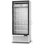 Chladící skříň jednostranně prosklenná s křídlovými dveřmi, dolní agregát, ventilátor, 4 kl., nerezové opláštění, 725x720x2000 mm | RAPA, SCh - S 725