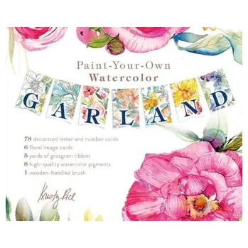 Umění Paint-Your-Own Watercolor Garland: Illustrations by Kristy Rice - Rice, Kristy