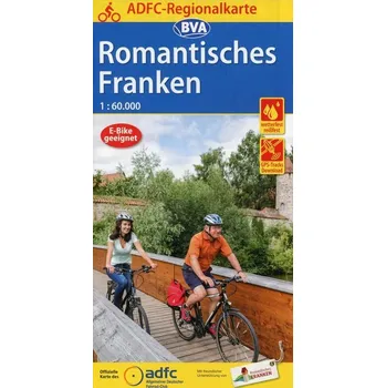 ADFC-Regionalkarte Romantisches Franken, 1:60.000, reiß- und wetterfest, GPS-Tracks Download