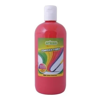 Set školních potřeb Farba tempera 500ml czerwona CRICCO