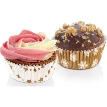 Kuchyňské náčiní TESCOMA Cukrářské mini košíčky DELÍCIA ø 4 cm, 100 ks, zimní