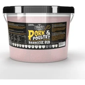 Koření Grate Goods BBQ koření Pork & Poultry Barbecue 2,2 kg GrateGoods