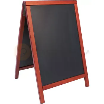 Tabule v dřevěném rámu v mahagonové barvě, 550x850 mm | CONTACTO, 7695/082