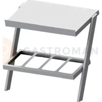 Nástavec na skříň Pomocný nástavec na servírování 4xGN 1/4, 715x450x700 mm | STALGAST, ST 256