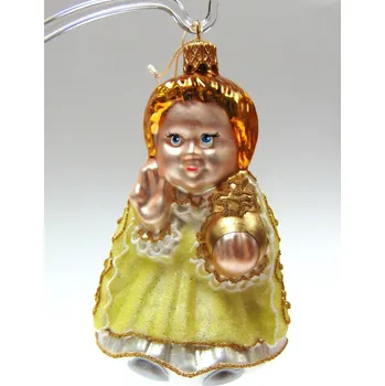 Vánoční ozdoba Vánoční ozdoba, Pražské Jezulátko, žluté