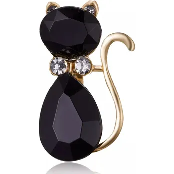 Brož Brož černá kočka