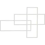 LED Nástěnné svítidlo AZzardo Quadratus Wall Dimm white AZ2993 80W 4080lm 3000K IP20 101cm stmívatelné bílé