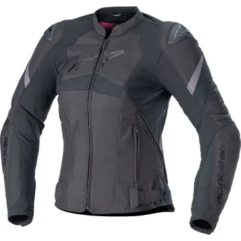 Moto bunda Bunda STELLA T-GP PLUS R 4, ALPINESTARS, dámská (černá/černá) 2026 (Velikost: S)