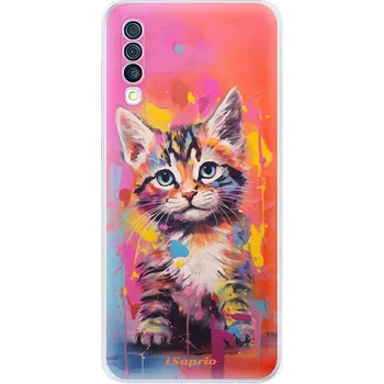 Pouzdro na mobilní telefon Odolné silikonové pouzdro iSaprio - Kitten - Samsung Galaxy A50