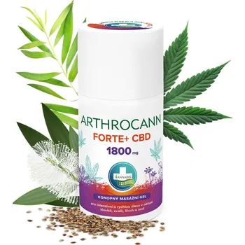 Annabis Arthrocann Forte+ 1800 mg CBD konopný masážní gel Masážní přípravek Annabis Arthrocann Forte+ 1800 mg CBD konopný masážní gel