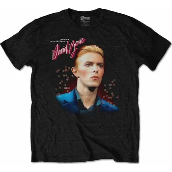 Pánská móda David Bowie tričko, Young Americans BP Black, pánské S