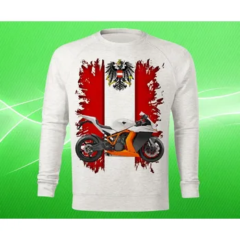 Pánská mikina mikina KTM 1190 RC8R3 pánská XXL (mikina s motorkou světle šedý melír )