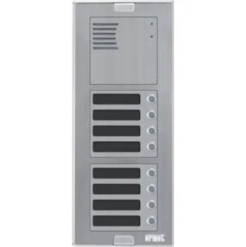 Poštovní schránka Zvonkové tablo URMET Sinthesi S2 - pro 8 účastníků - BEZ KRYCÍ STŘÍŠKY