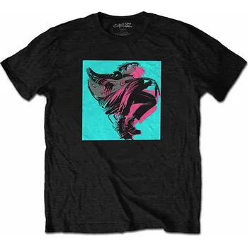 Pánská móda Gorillaz tričko, Now Now Logo BP Black, pánské XL