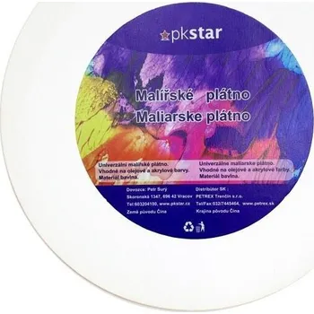 Malířské plátno Plátno PKSTAR, malířské plátno na dřevěném rámu průměr 20cm / PK53-20 /