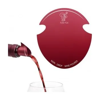 Stojan na víno Nalévátko folie na víno 1ks červená