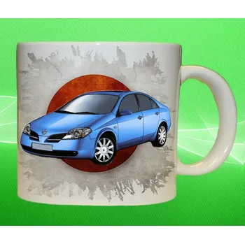 hrnek s Nissan Primera 75ml (hrneček s osobním autem Nissan )