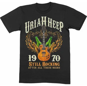 Pánská móda Uriah Heep tričko, Still Rocking Black, pánské L