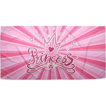 Ručník Ručník s potiskem Princess - Sablio - 30x50 cm