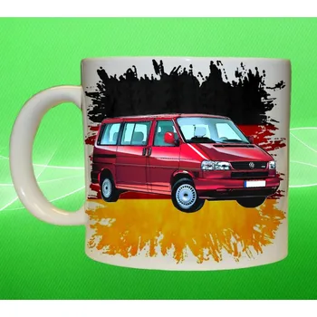 hrnek Volkswagen Caravelle 150ml (hrneček s osobním autem Volkswagen )