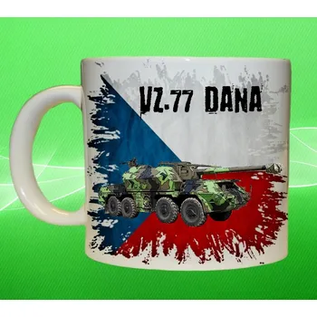 hrnek samohybná houfnice vz.77 Dana 150ml (army hrnek vojenský hrneček)