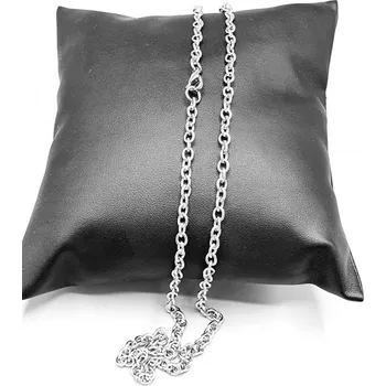 Řetízek Ocelový řetízek č. 38 lesklý (0,4 x 60 cm)