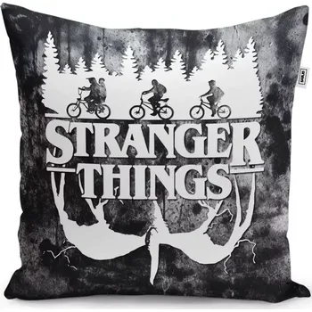 Polštář Dekorační polštář Stranger Things White - Sablio - 50x50 cm