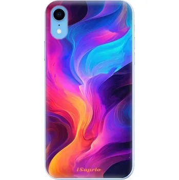 Pouzdro na mobilní telefon Odolné silikonové pouzdro iSaprio - Abstract Wave 01 - iPhone XR