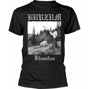Pánské tričko Burzum tričko, Filosofem 2018 Black, pánské S