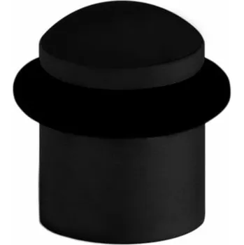 TI - Zarážka dveří oválná - 115 BS - Černá matná (153)