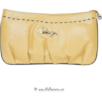 Kosmetická taška Dámská kosmetická etue HIDESIGN Madonna W3 žlutá