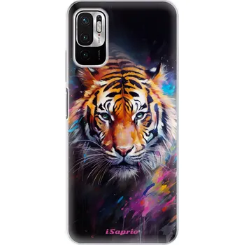 Pouzdro na mobilní telefon Odolné silikonové pouzdro iSaprio - Abstract Tiger - Xiaomi Redmi Note 10 5G