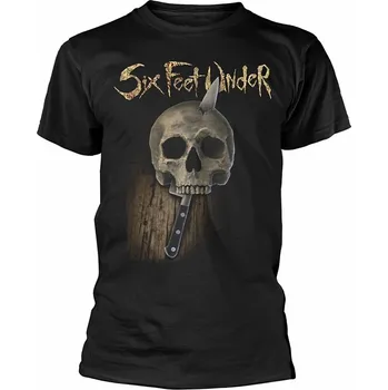 Six Feet Under tričko, Knife Skull BP Black, pánské L