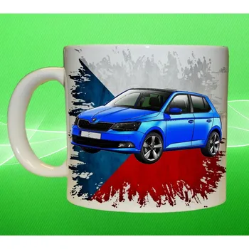 hrnek s autem České auta 13