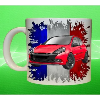 hrnek Renault Clio RS 75ml (hrneček s osobním autem RENAULT)