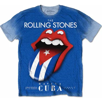 Pánské tričko Rolling Stones tričko, Havana Cuba, pánské S