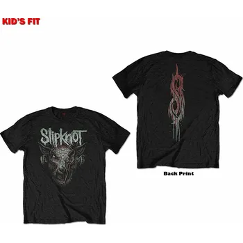 Karnevalový kostým Slipknot tričko, Infected Goat BP Black, dětské XS velikost XS (3-4 roky)