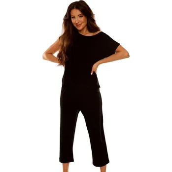 Dámské pyžamo Dámské pyžamo DE LAFENSE.1030 černá S 0